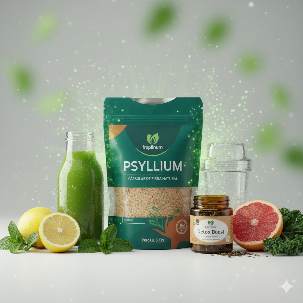 Kit Família com embalagem maior de Psyllium em pó